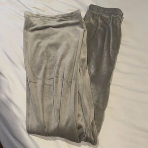 Skims Velour Wide Leg Pant